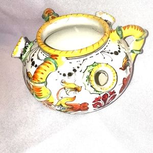 Vintage 1800’s Cantagalli Majolica Faience Tulipiere, Rare.